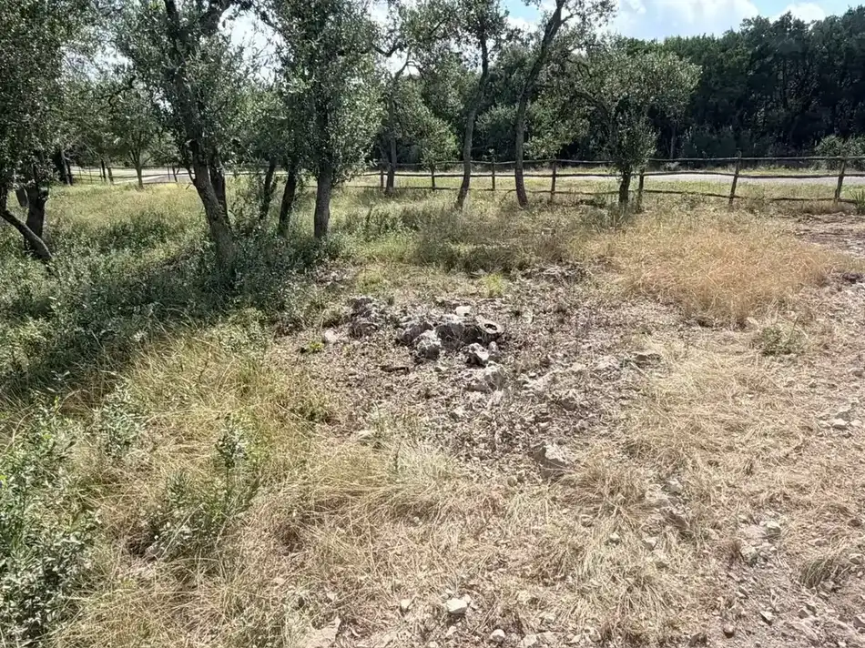 Before — Exposed Limestone Rock - San Marcos, TX